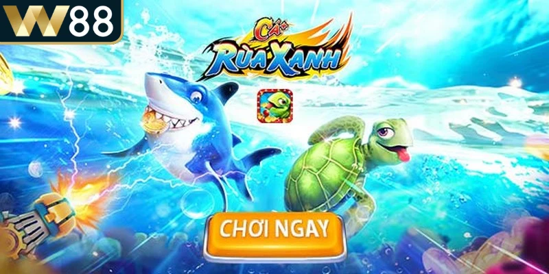 Trò chơi bắn cá rùa xanh được xem là một game hot nhất hiện nay