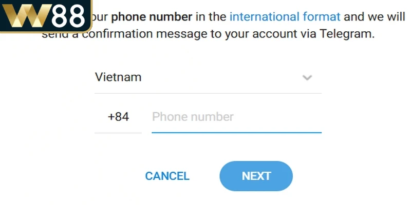 Các lỗi khi đăng ký W88 khi xác thực tài khoản
