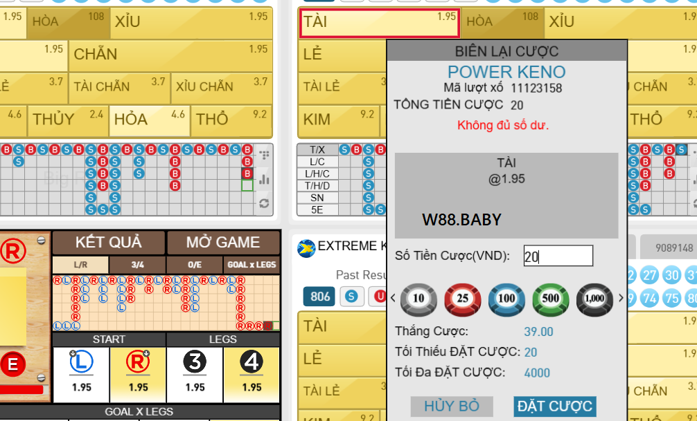 Trải nghiệm xổ số keno W88 Trải nghiệm xổ số keno W88