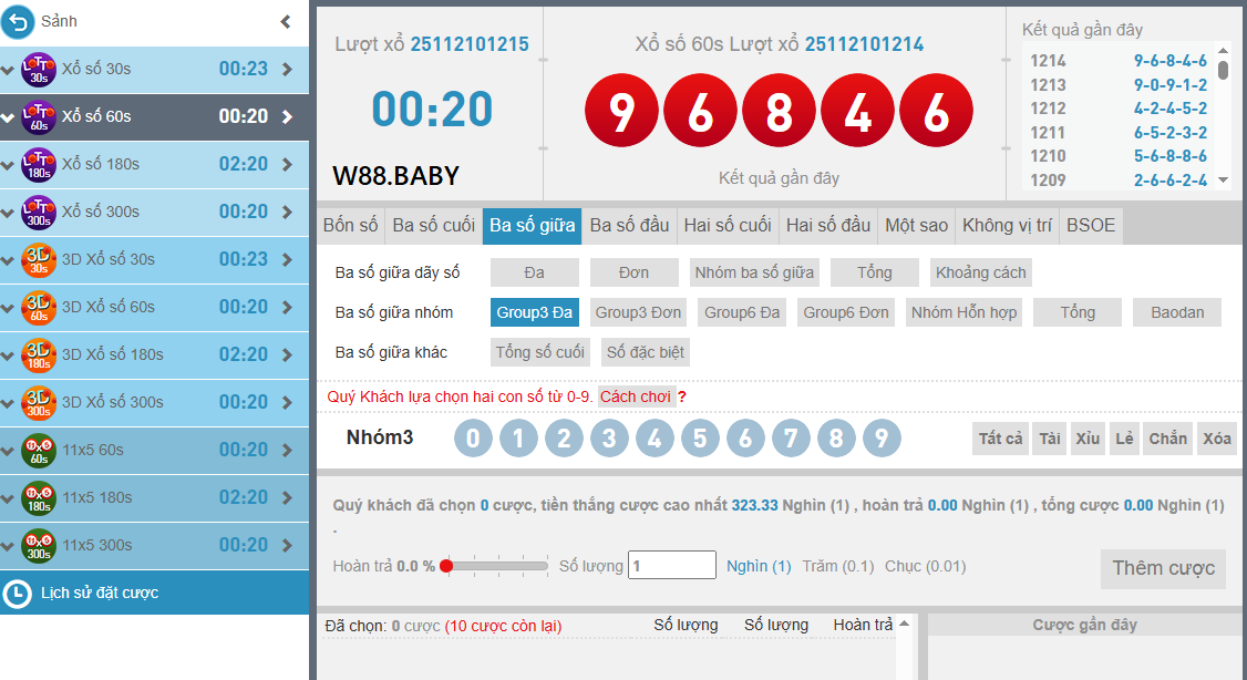 Đặt cược xổ số siêu tốc W88 Đặt cược xổ số siêu tốc W88