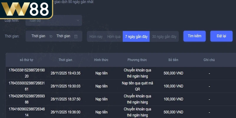 Cách khắc phục lỗi giao dịch W88 hiệu quả