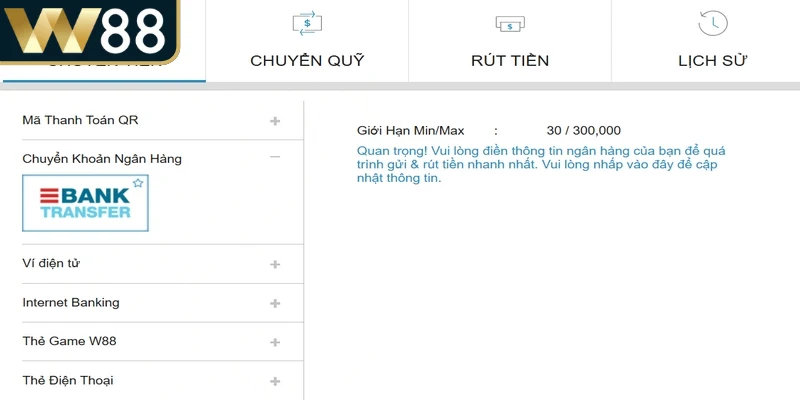 Tổng quan thời gian xử lý giao dịch tại nhà cái W88